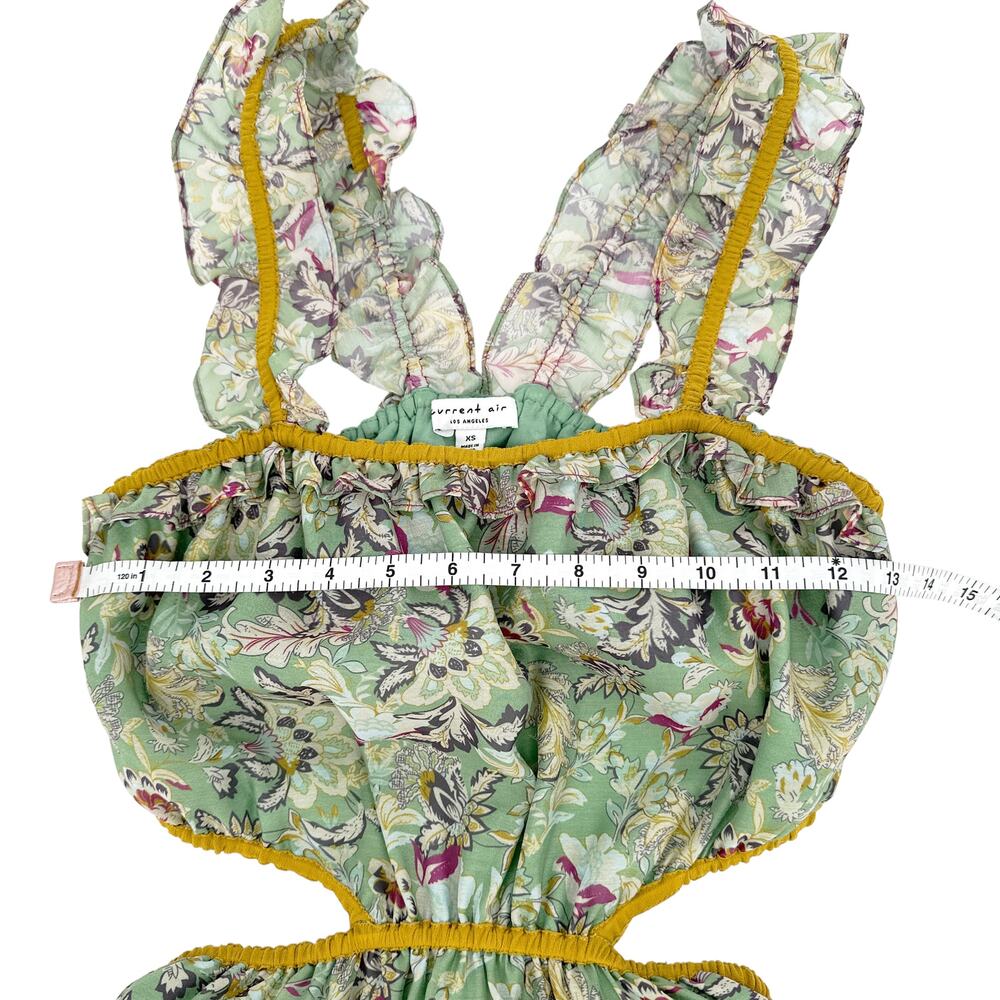 Current Air Green Floral Midi Dress - Picture 5 of 7
